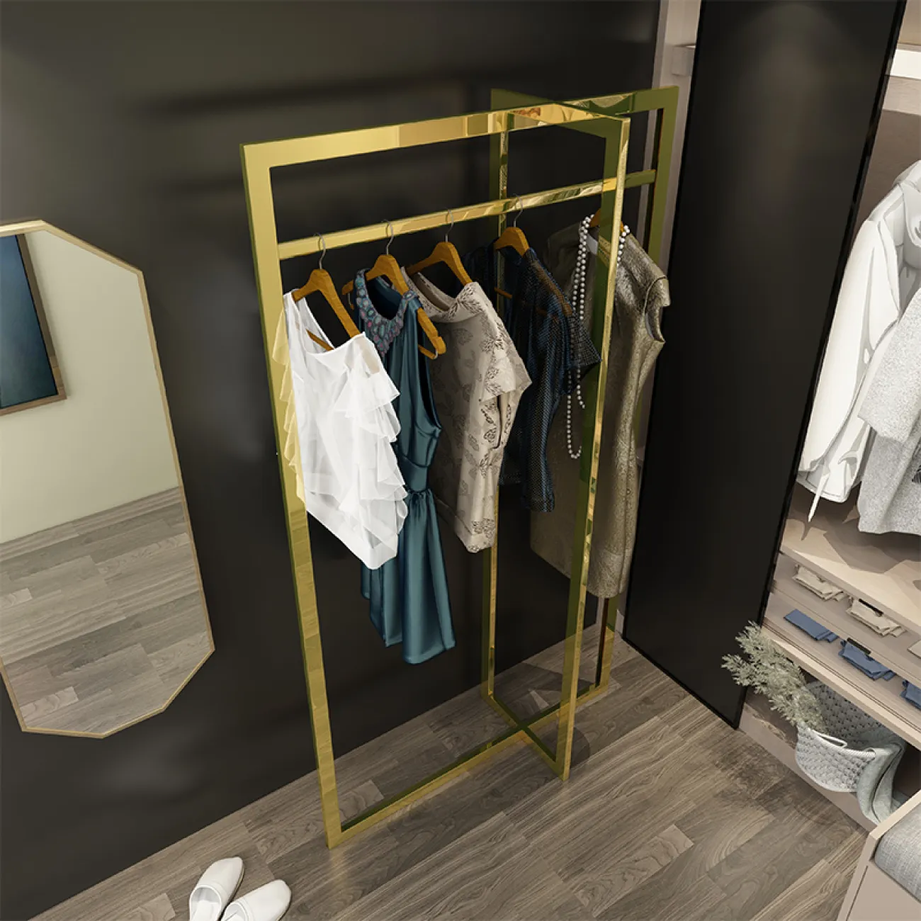 Золотая вешалка LaLume-TR00101