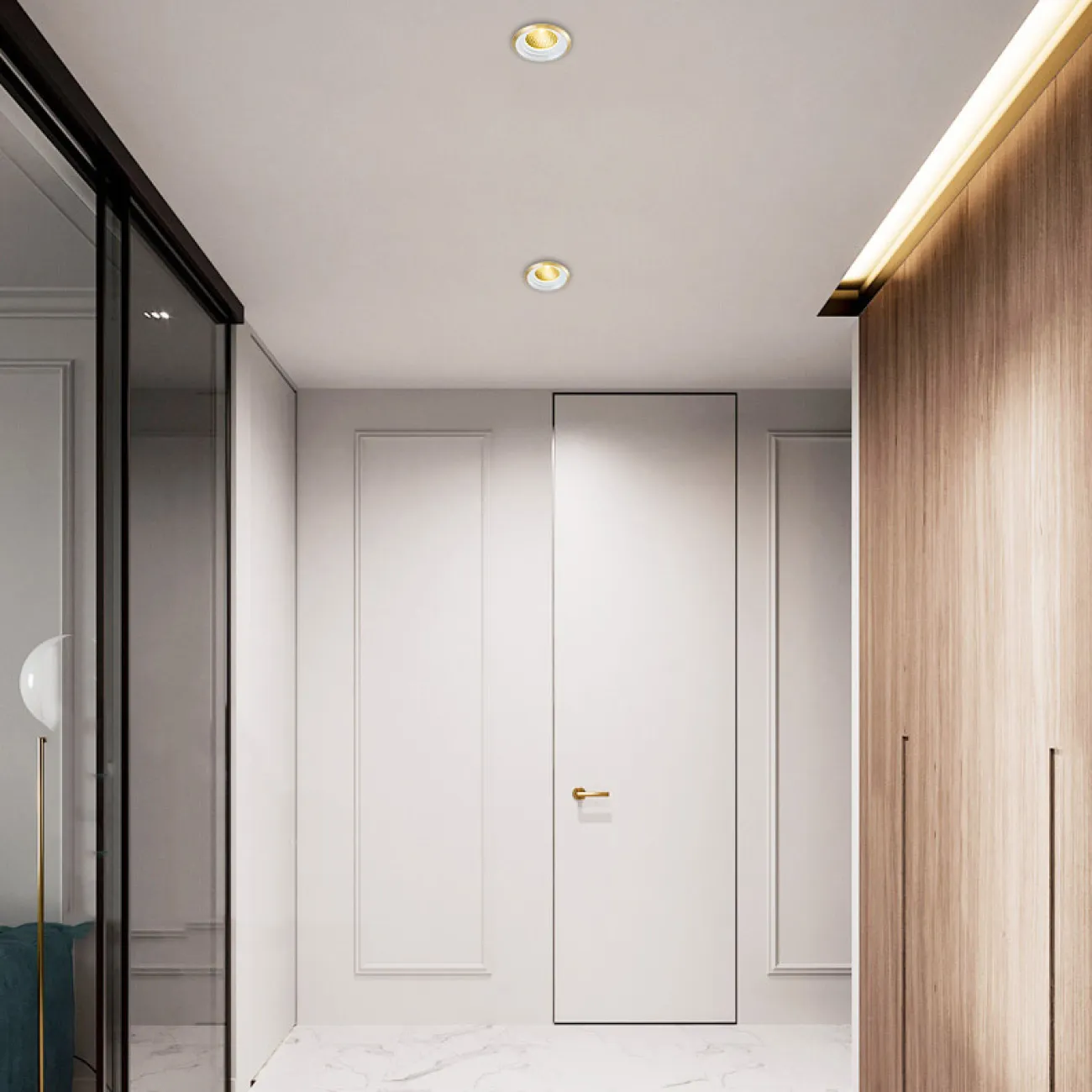 Точечный светильник BIO Brass 3W Трехцветный свет от ImperiumLoft