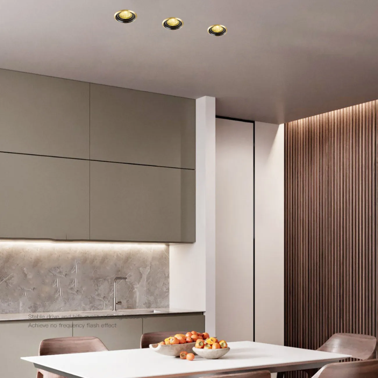 Точечный светильник BIO Brass 3W Трехцветный свет от ImperiumLoft