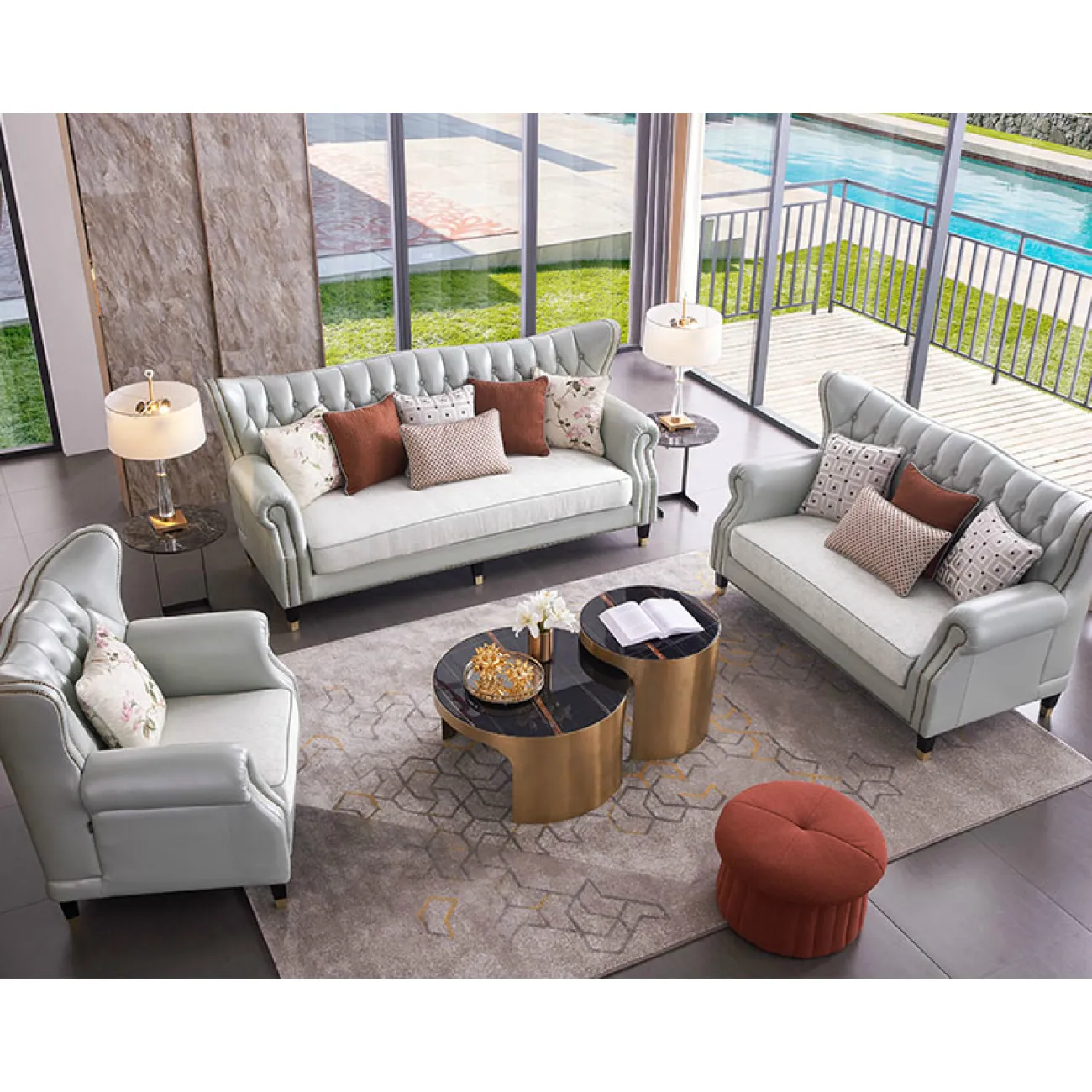 Дизайнерский журнальный столик - LaLume-AP00342