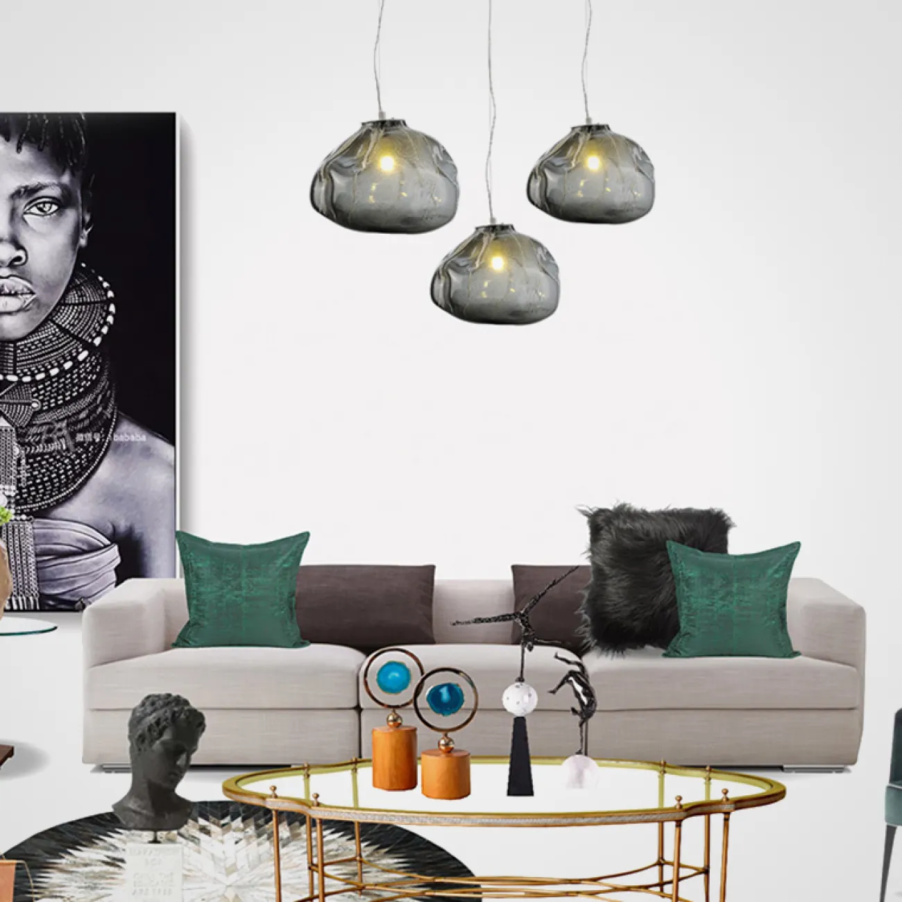 Подвесной светильник Bocca 73 от ImperiumLoft