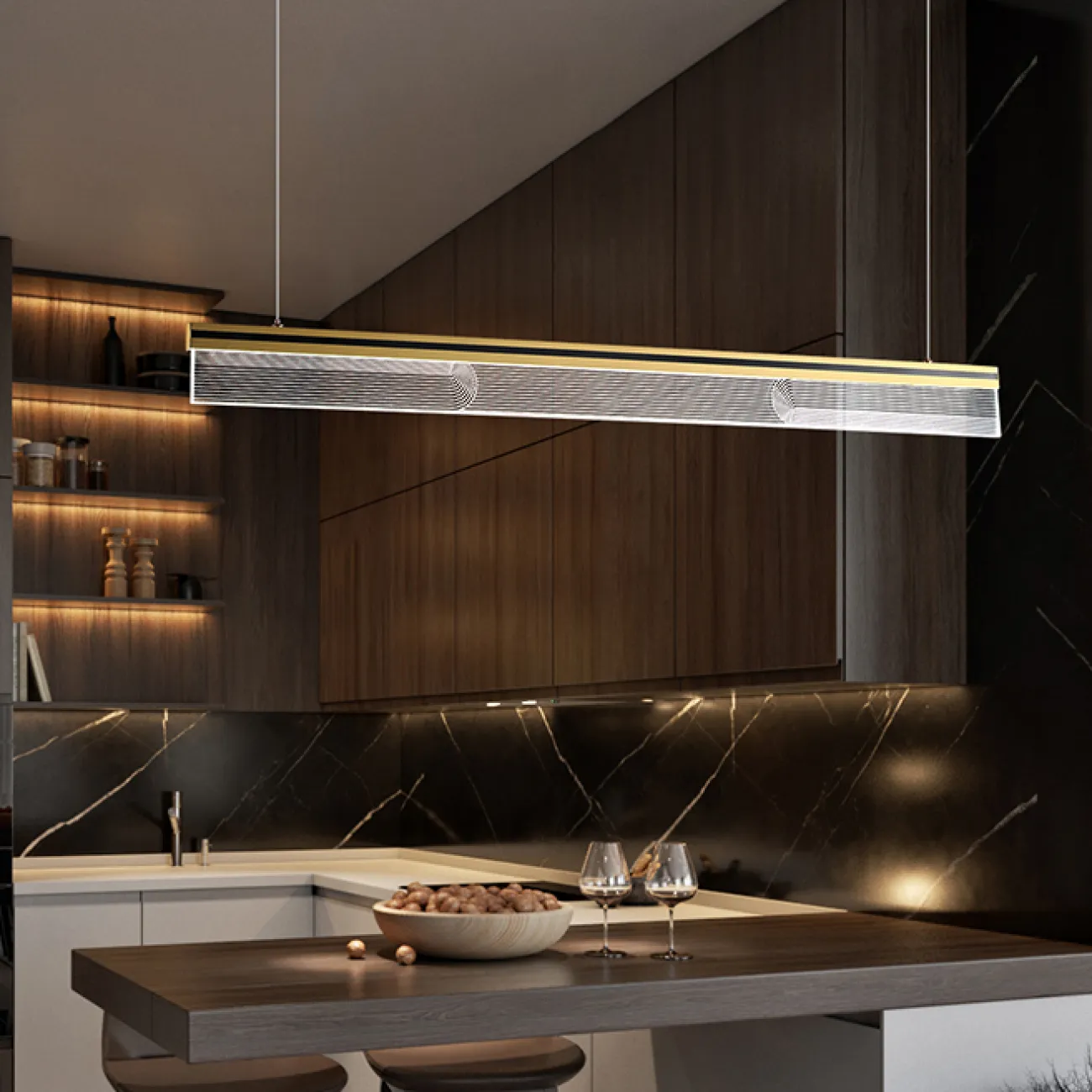 Подвесной светильник DILEMMA L L80 Brass от ImperiumLoft