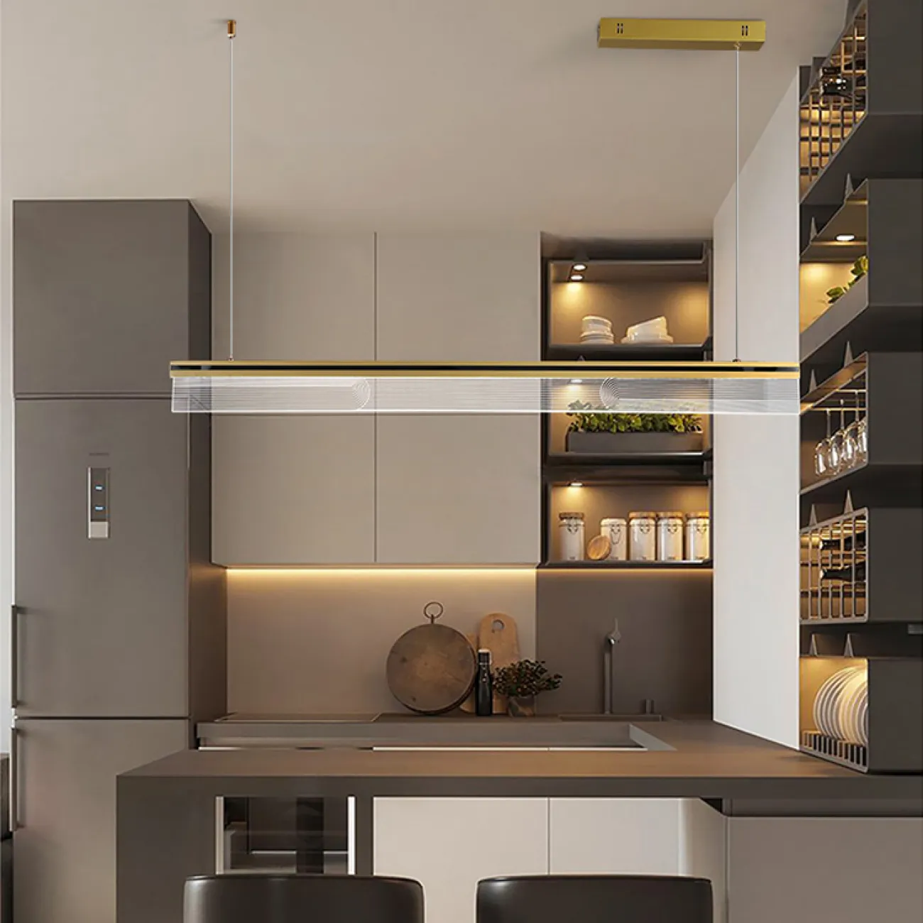 Подвесной светильник DILEMMA L L100 Brass от ImperiumLoft