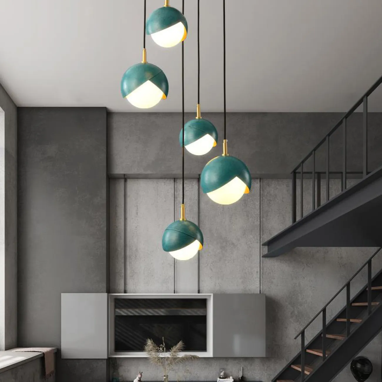 Подвесной светильник FLORIS 5 от ImperiumLoft