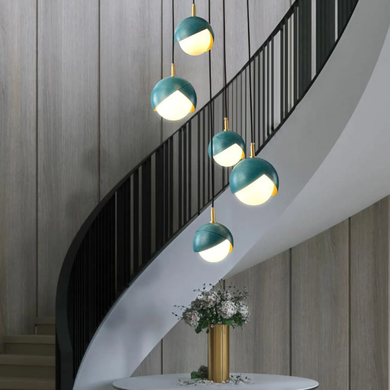 Подвесной светильник FLORIS 5 от ImperiumLoft