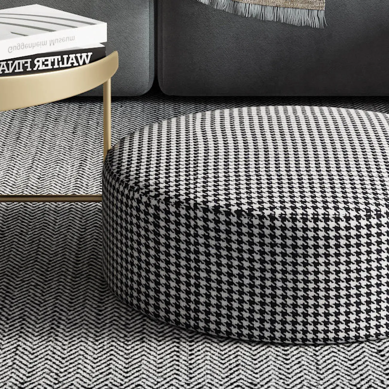 Дизайнерский пуф LaLume – BB00137 Дизайнерский пуф LaLume – BB00137