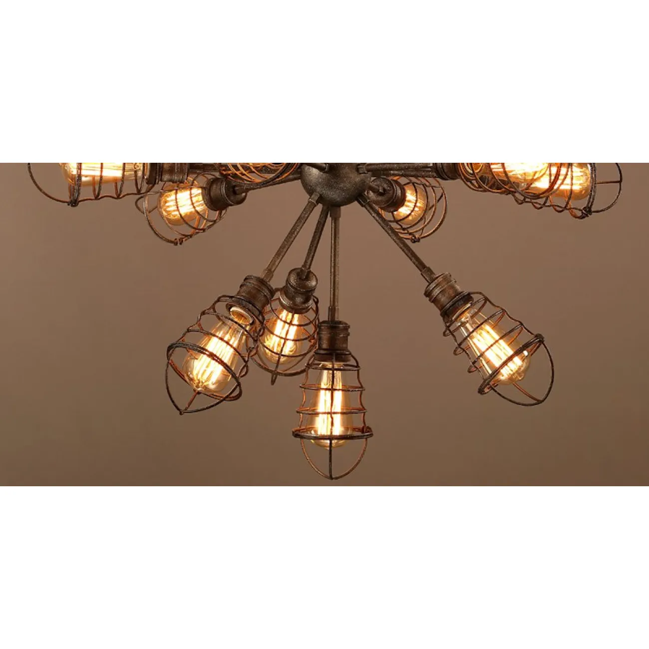 Люстра Loft Industrial Sputnik 13 Retro