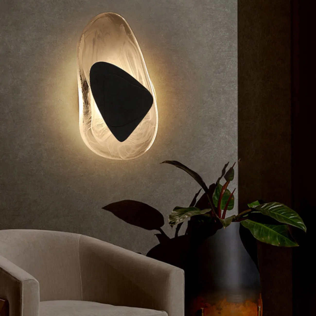 Настенный светильник MINT Black от ImperiumLoft