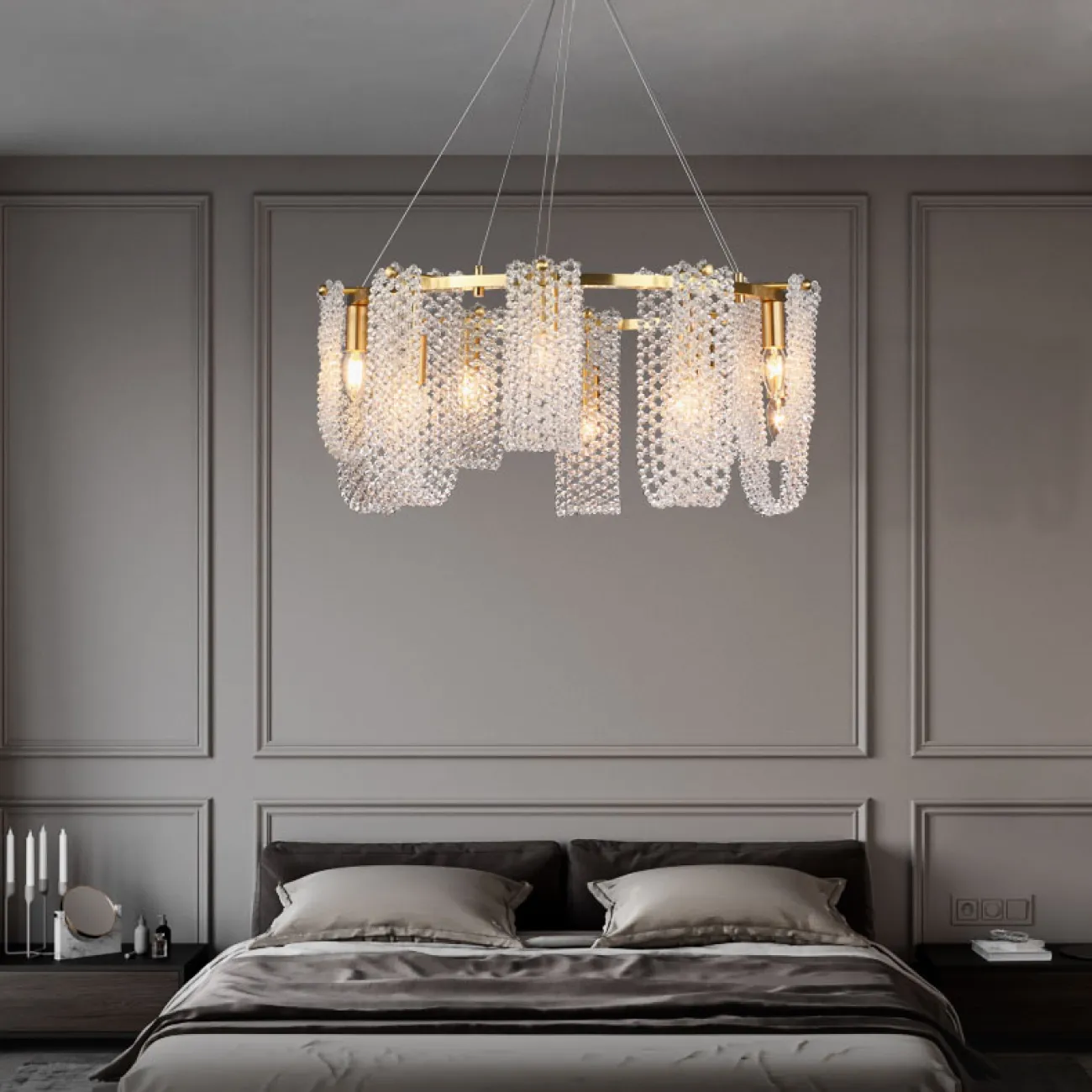 Подвесная люстра PALMIRA CH L18 от ImperiumLoft