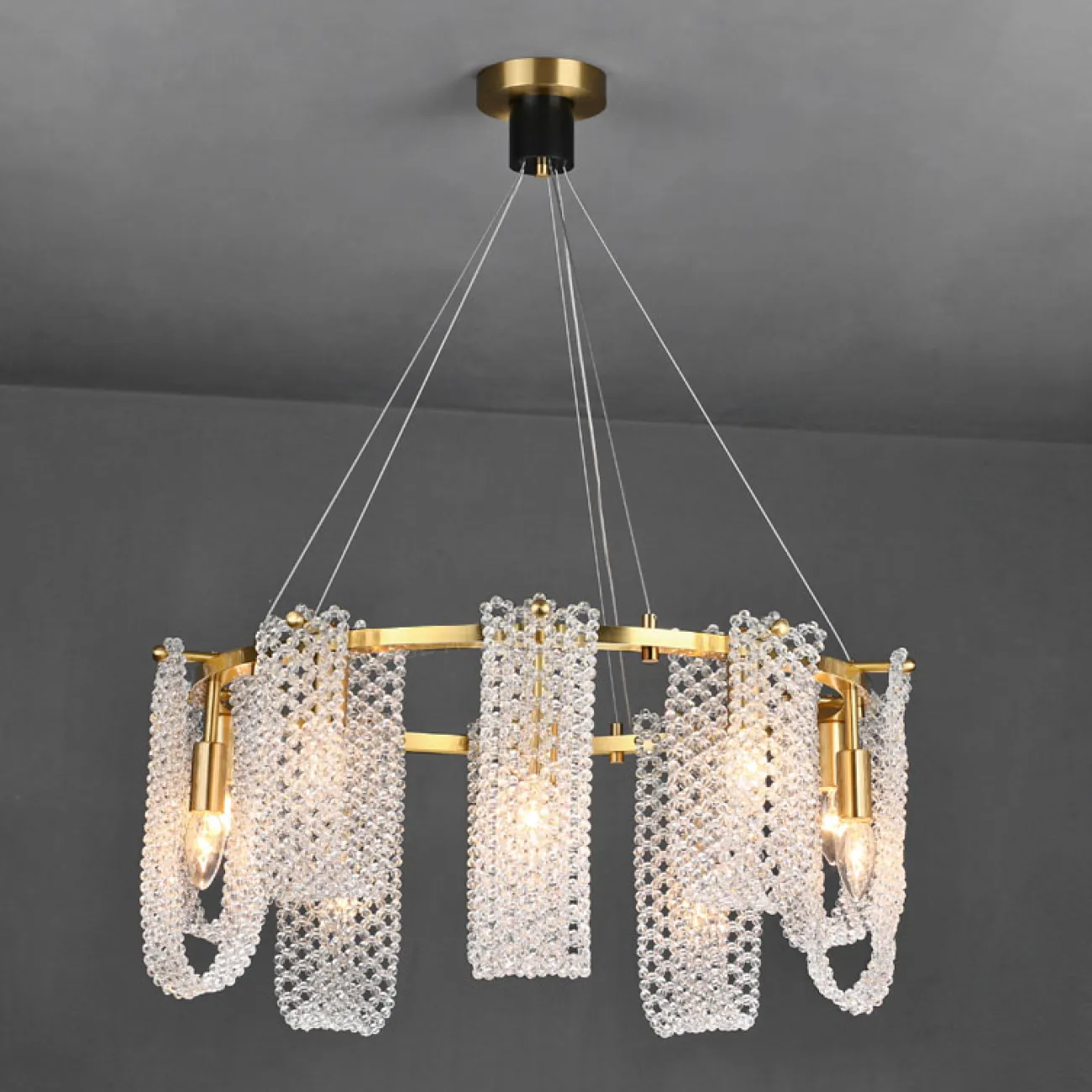 Подвесная люстра PALMIRA CH L18 от ImperiumLoft