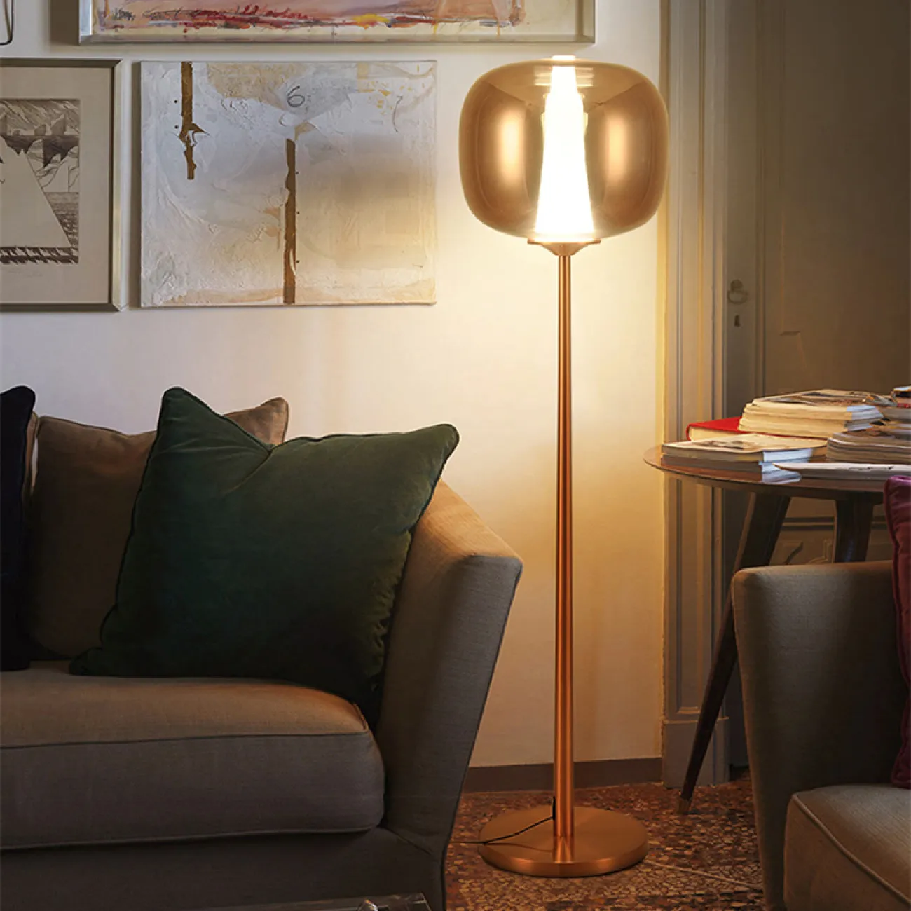 Торшер FOLLETT FL H120 Rose Gold от ImperiumLoft Торшер FOLLETT FL H120 Rose Gold от ImperiumLoft