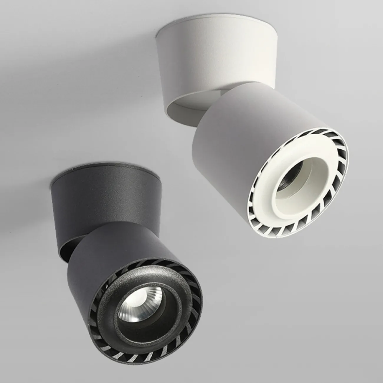 Накладной светодиодный светильник с плафоном в форме песочных часов с регулировкой угла наклона FLEXA White 4000К Накладной светодиодный светильник с плафоном в форме песочных часов с регулировкой угла наклона FLEXA White 4000К