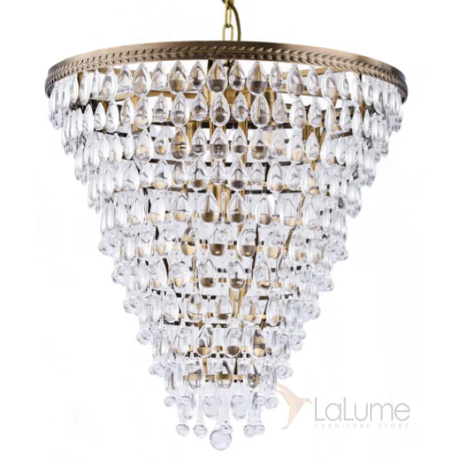 Люстра Clarissa Glass Drop Pendant 61 Bronze от LaLume