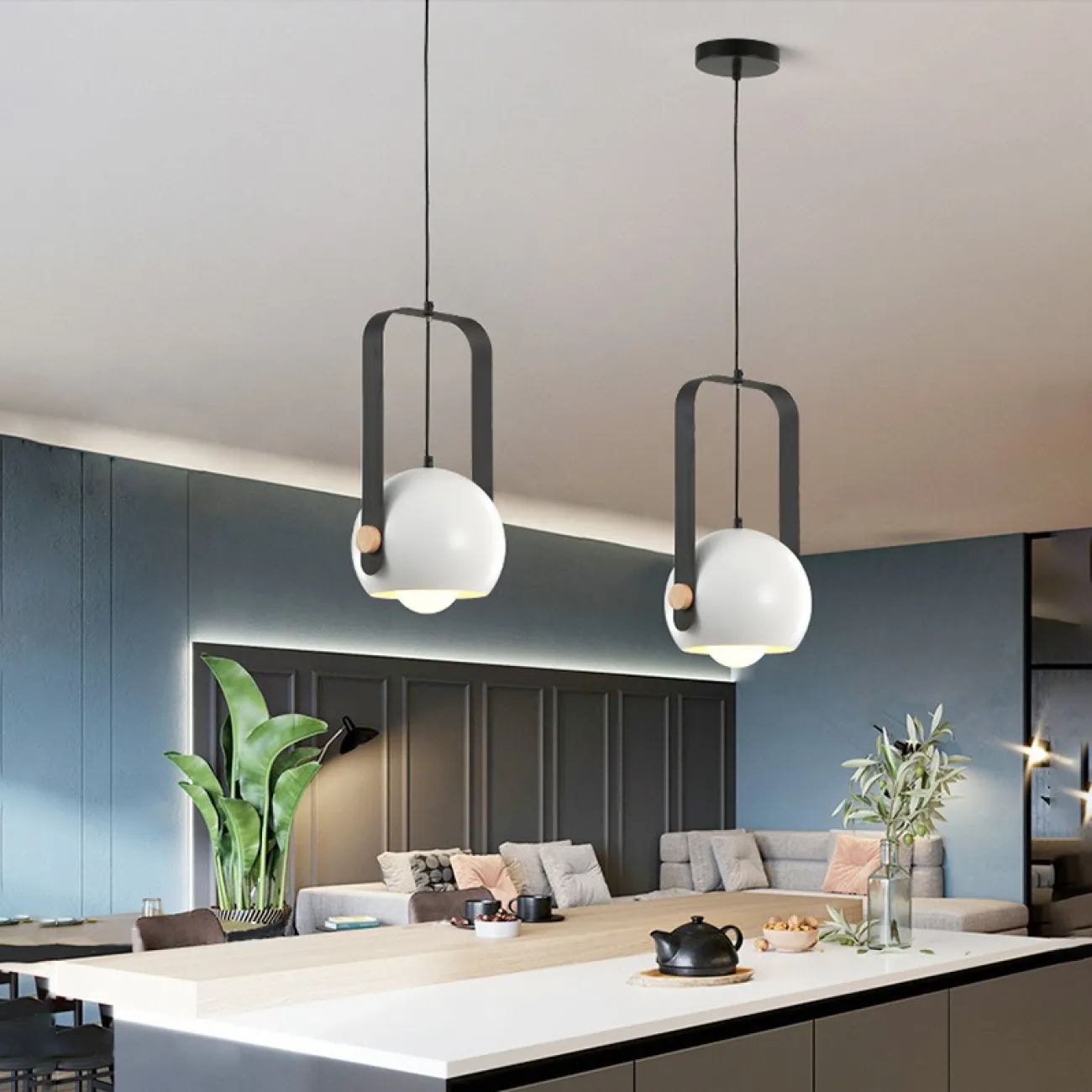 Подвесной светильник DETERN Белый от ImperiumLoft