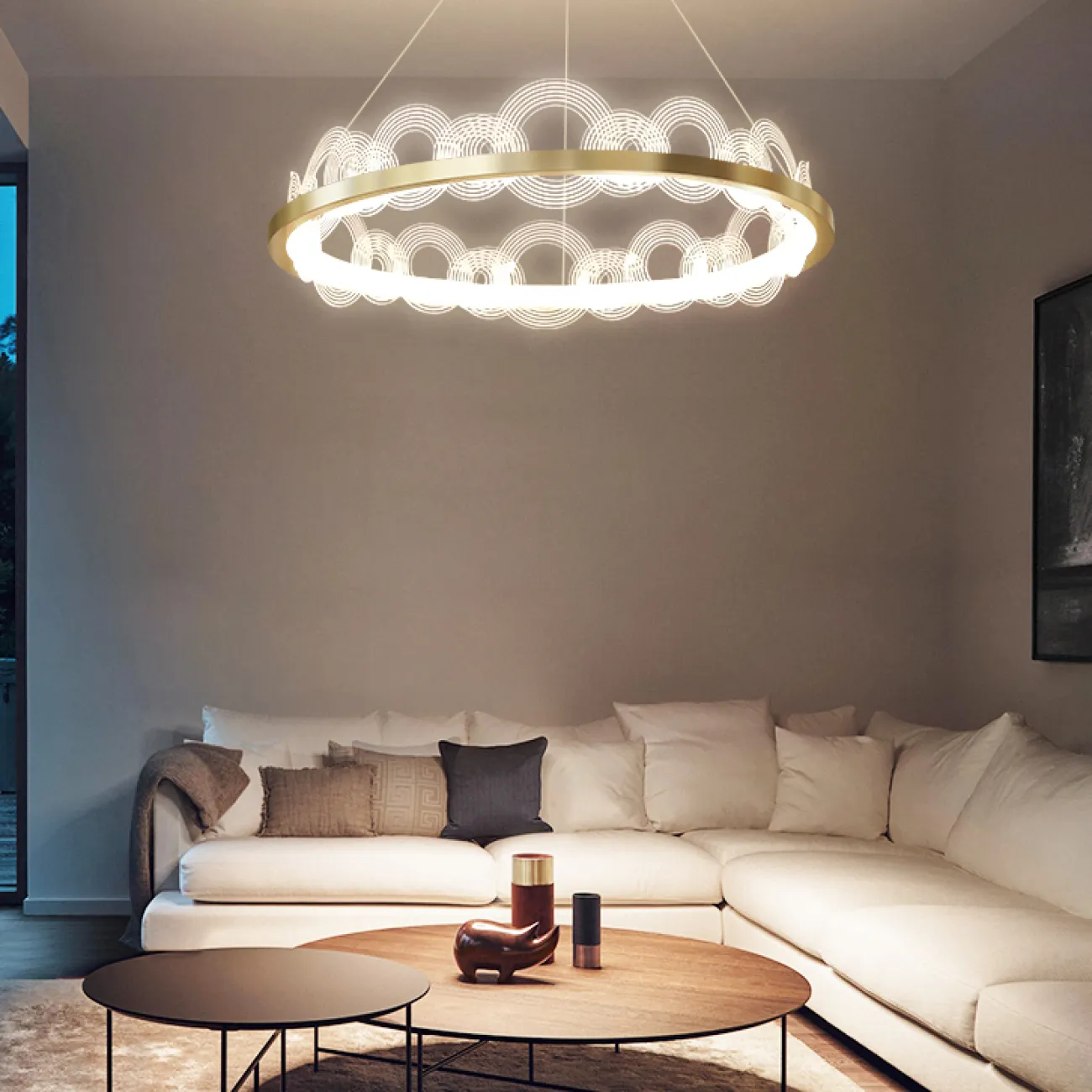 Подвесная люстра VETORA D60 от ImperiumLoft