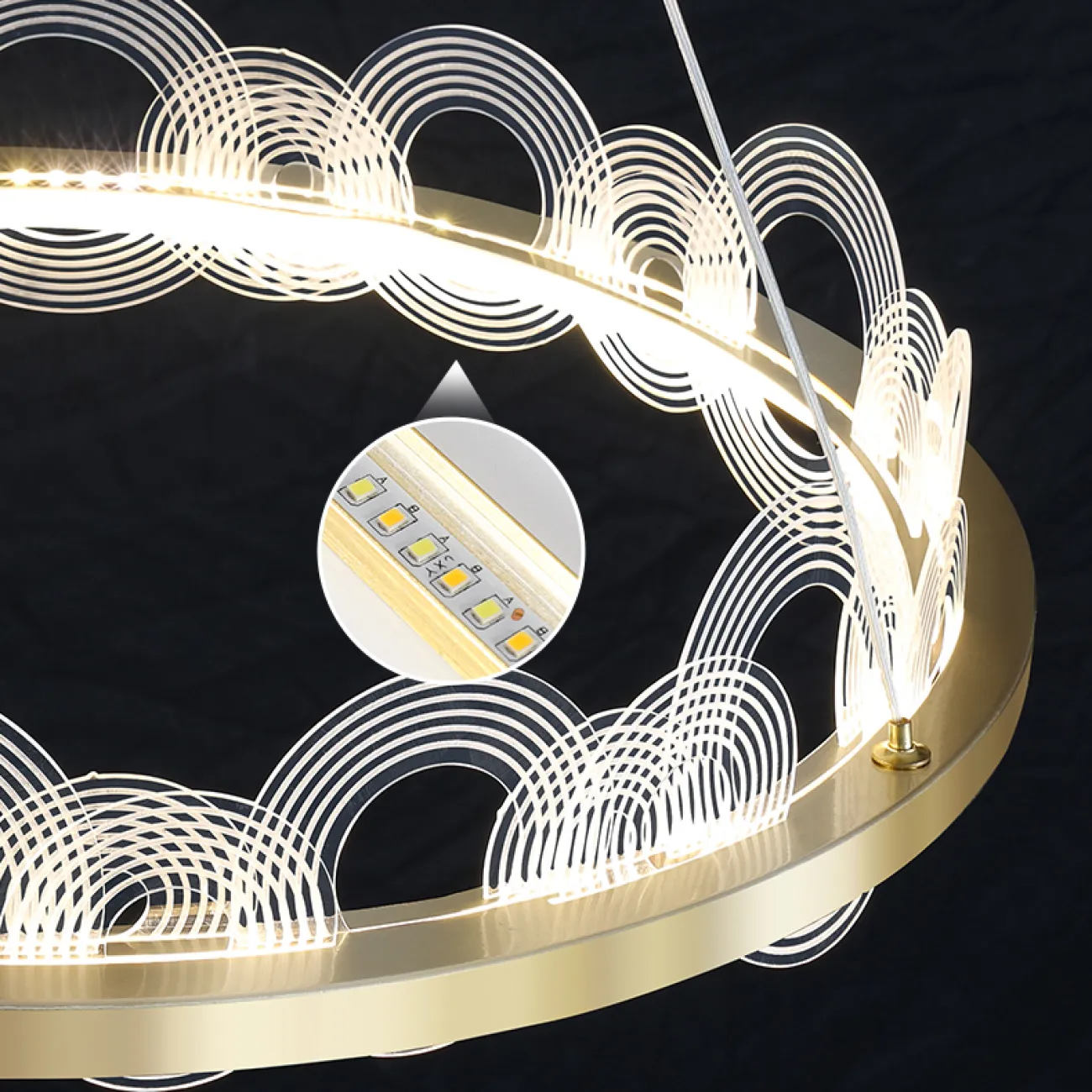 Подвесная люстра VETORA D60 от ImperiumLoft