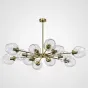 Люстра на штанге MARINE D104 12 lamps Gold/Transparent от ImperiumLoft