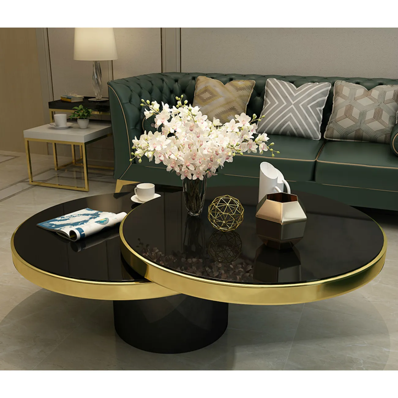 Дизайнерский журнальный столик - LaLume-AP00339