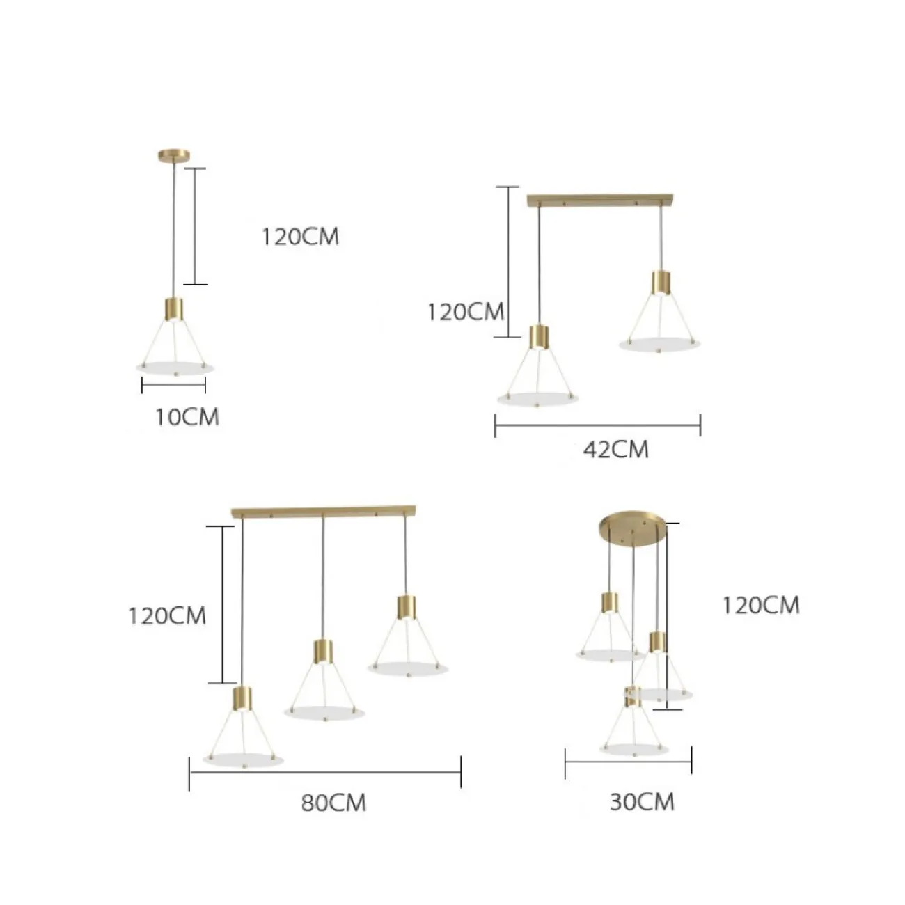 Подвесной светильник TLAP 2 Планка от ImperiumLoft