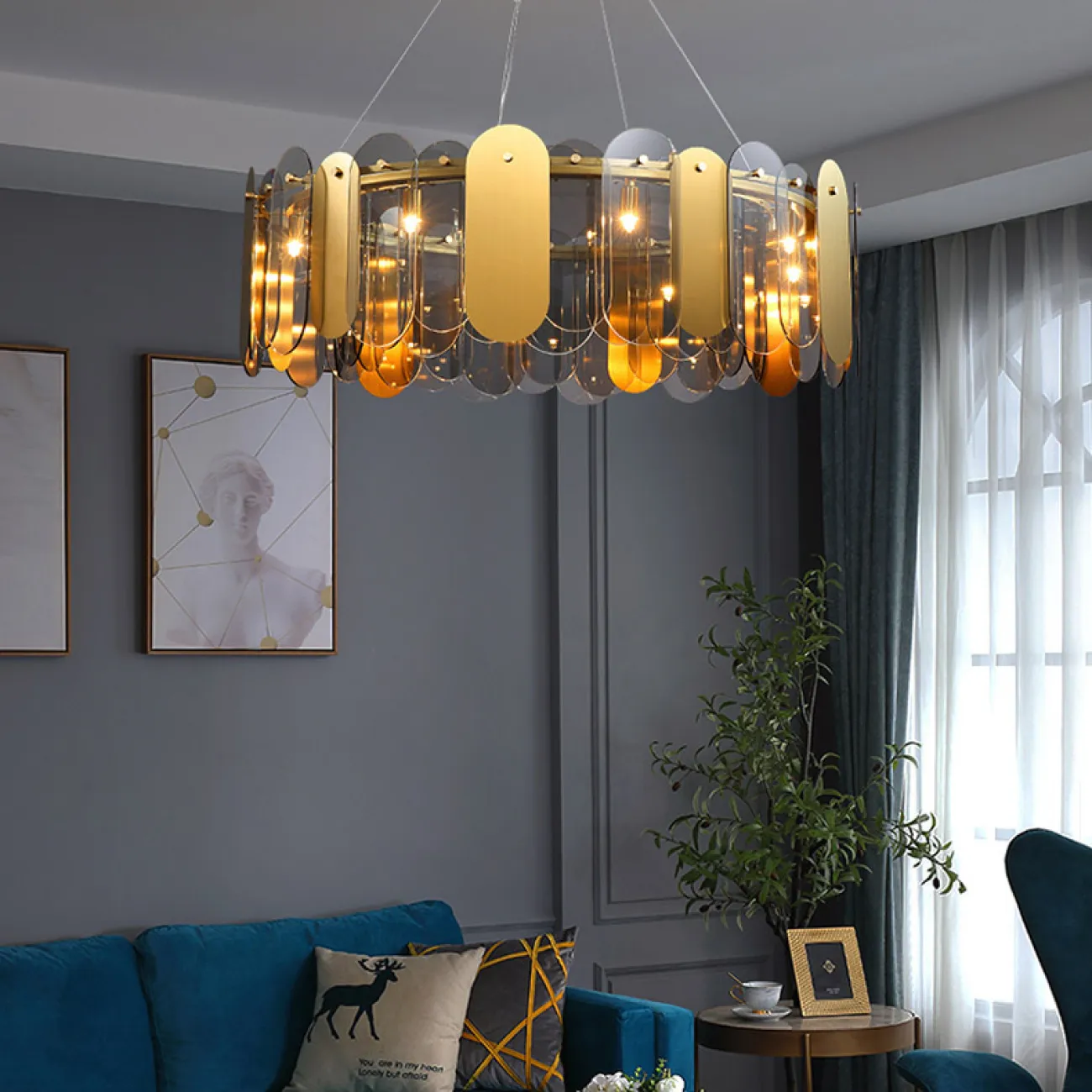Подвесная люстра MARLINA GLOSS D80 от ImperiumLoft