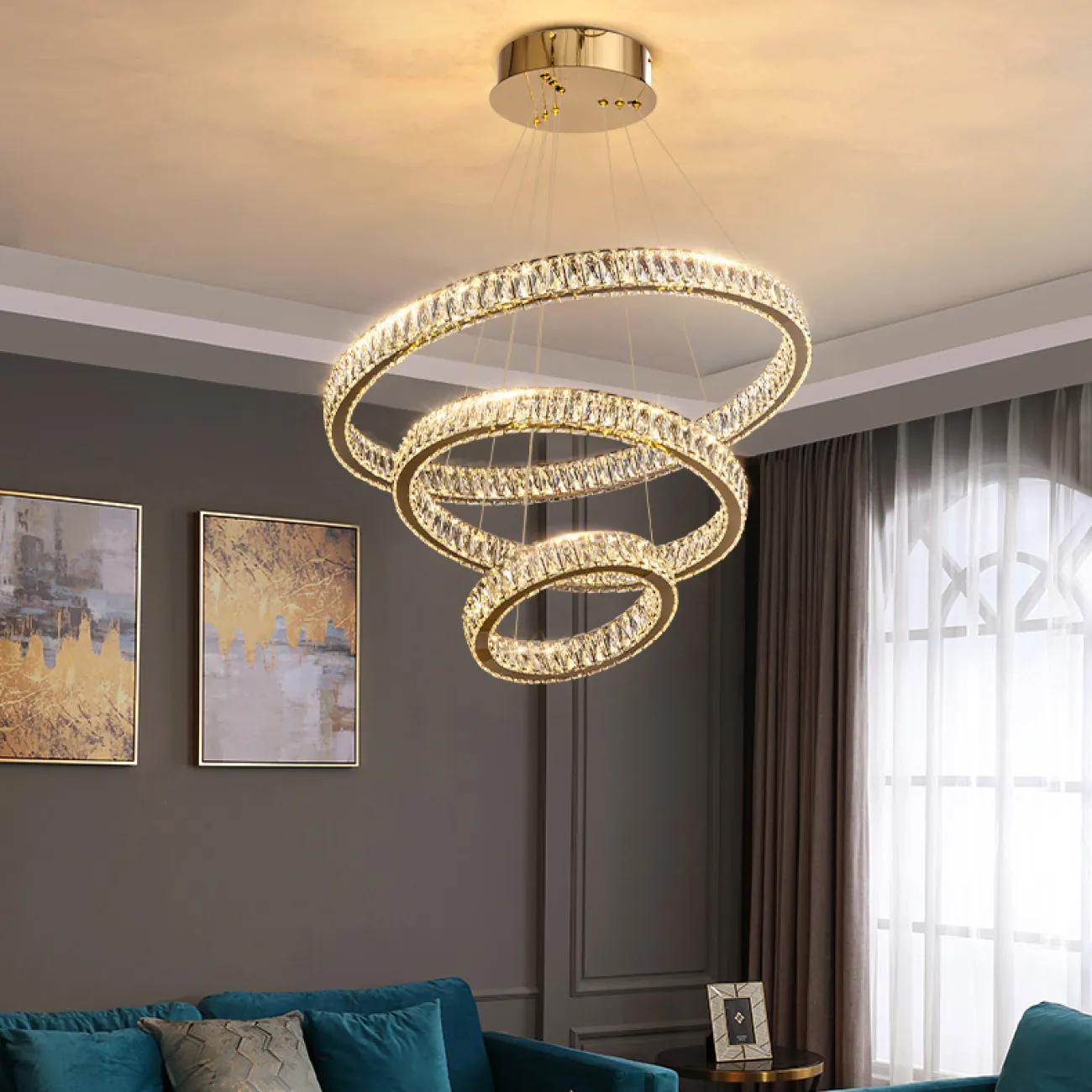 Подвесная люстра BERTOLDA B D30+50 от ImperiumLoft