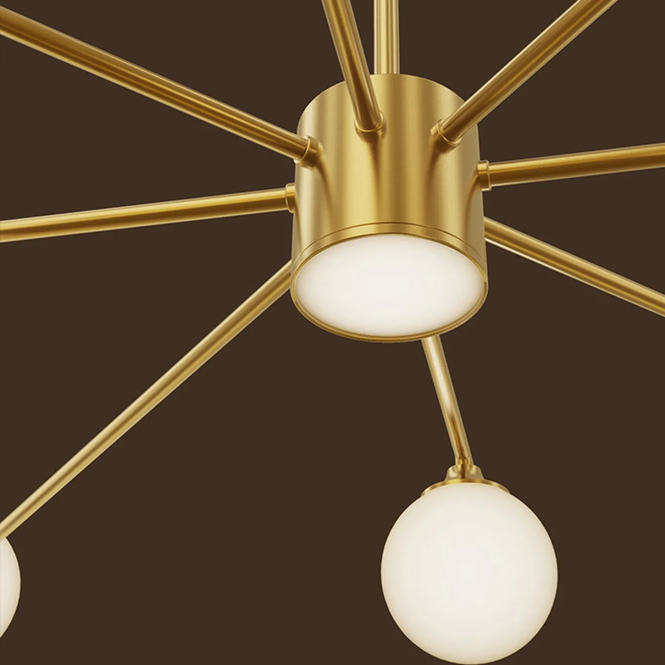 Потолочная люстра LEAGUE L9 Gold от ImperiumLoft Потолочная люстра LEAGUE L9 Gold от ImperiumLoft