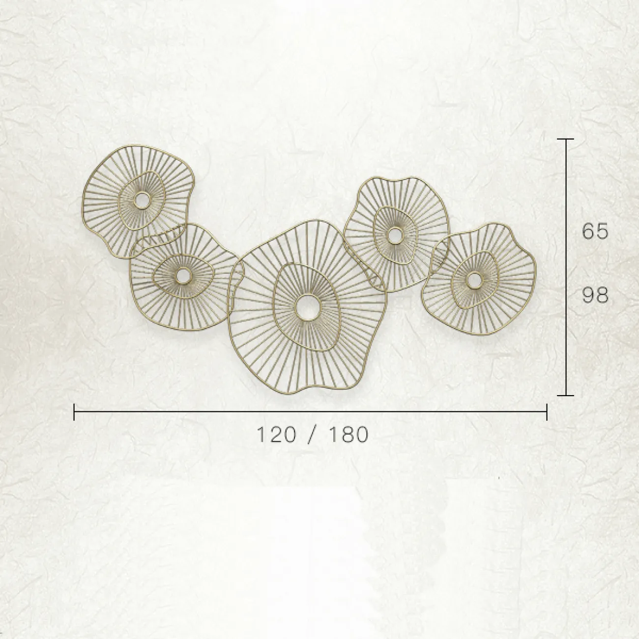 Дизайнерский настенный декор цветы LaLume-KKK00230 Дизайнерский настенный декор цветы LaLume-KKK00230