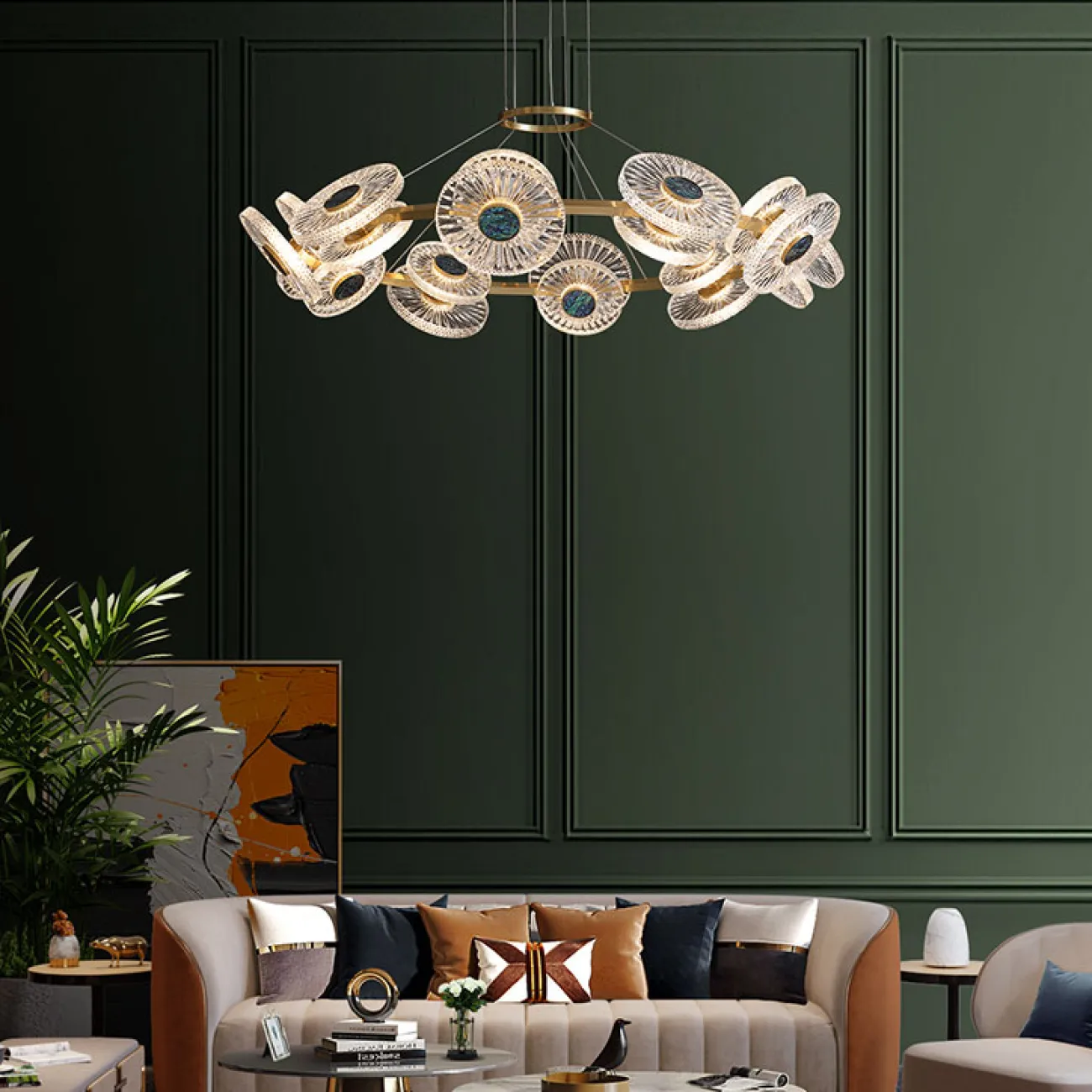 Подвесная люстра ROSEMARY L16 от ImperiumLoft