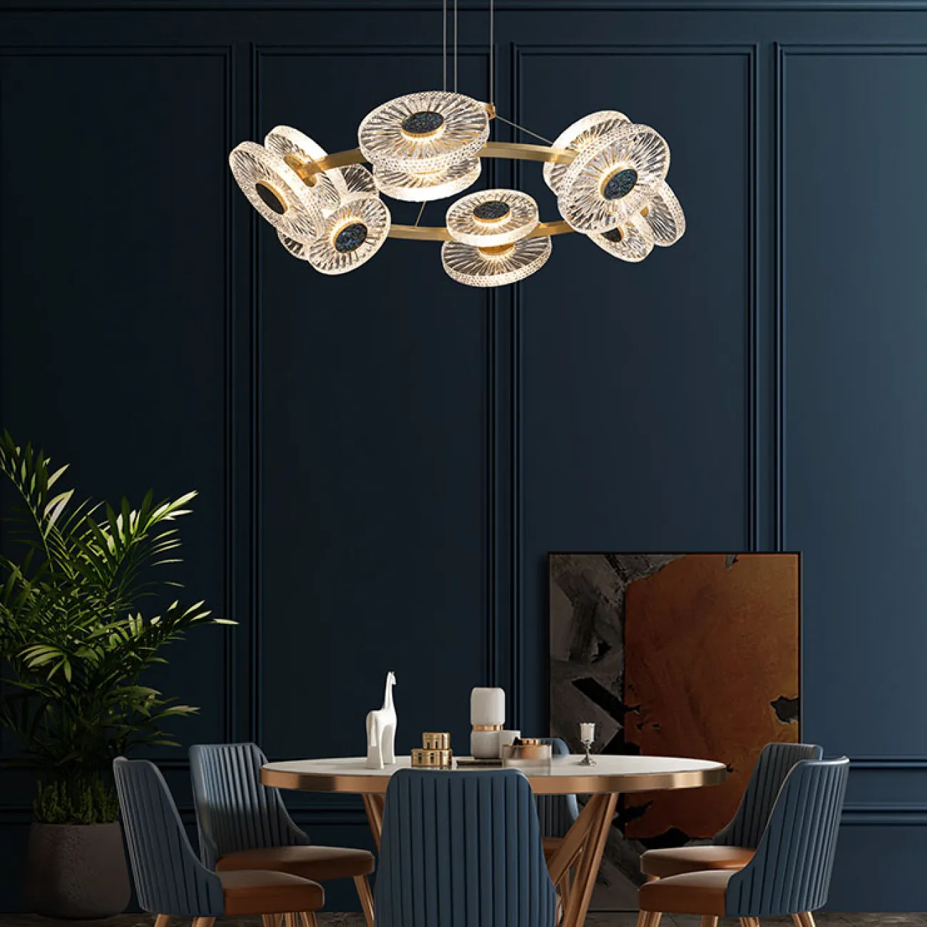 Подвесная люстра ROSEMARY L20 от ImperiumLoft