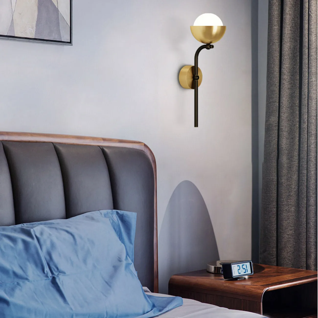 Настенный светильник FABIANA WALL Brass Black от ImperiumLoft