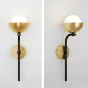 Настенный светильник FABIANA WALL Brass Black от ImperiumLoft
