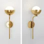 Настенный светильник FABIANA WALL Brass Black от ImperiumLoft