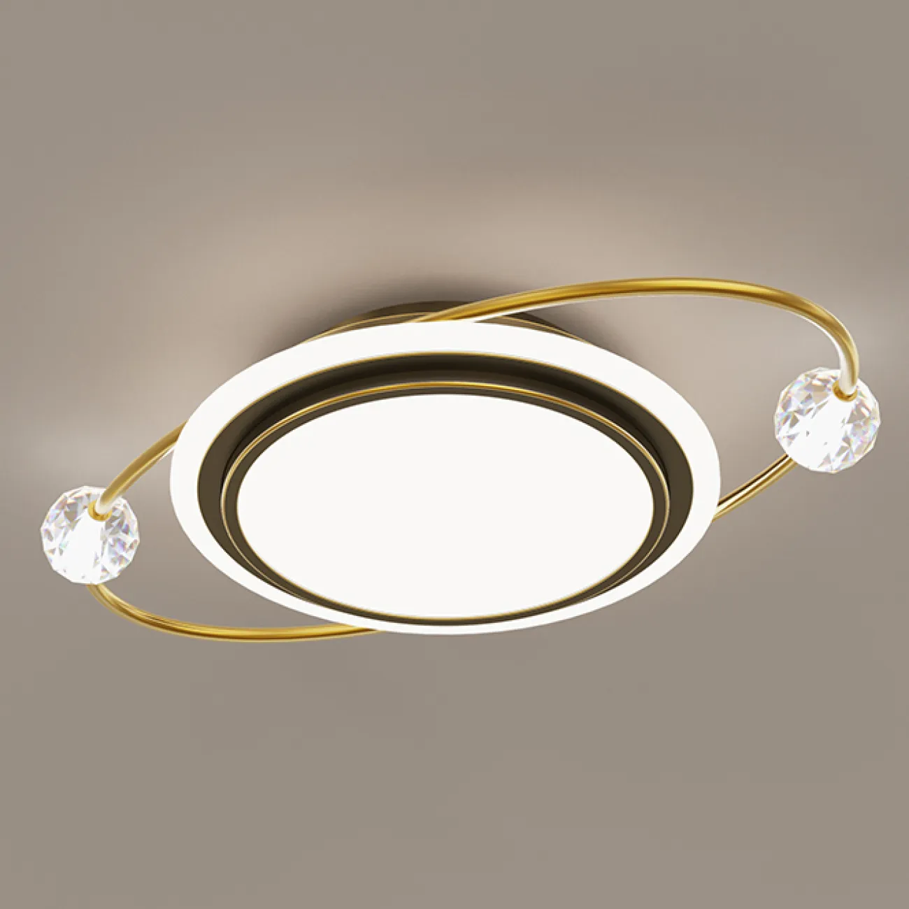 Потолочный светильник AMATIUS D50 Black от ImperiumLoft