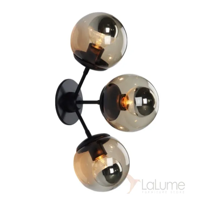 бра Modo Sconce 3 Globes designed by Jason Miller in 2009 от LaLume