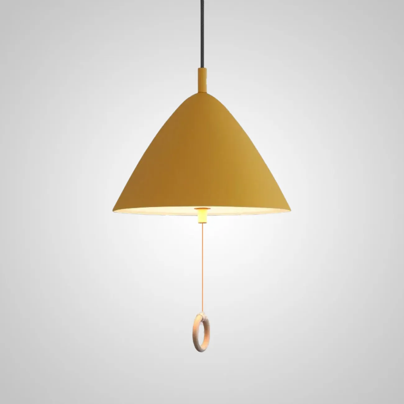 Подвесной светильник HUG D40 yellow от ImperiumLoft