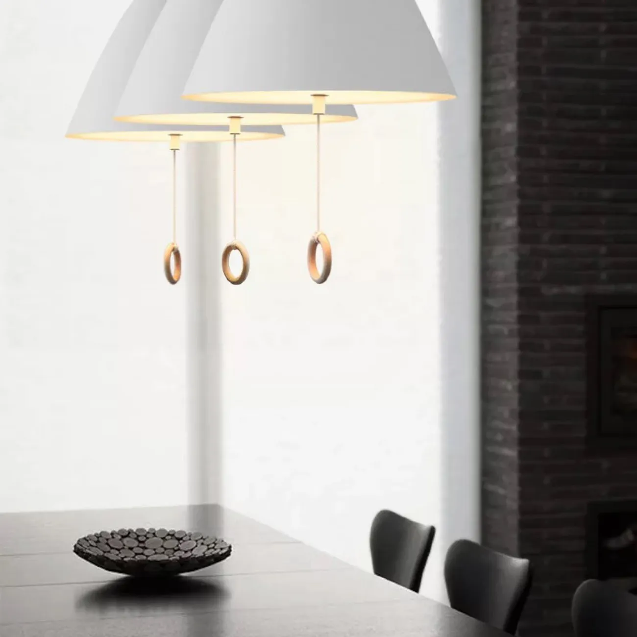 Подвесной светильник HUG D40 yellow от ImperiumLoft