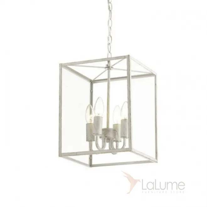 Подвесной светильник Loft Industrial Ortogonal Pendant Cube White 4 от LaLume