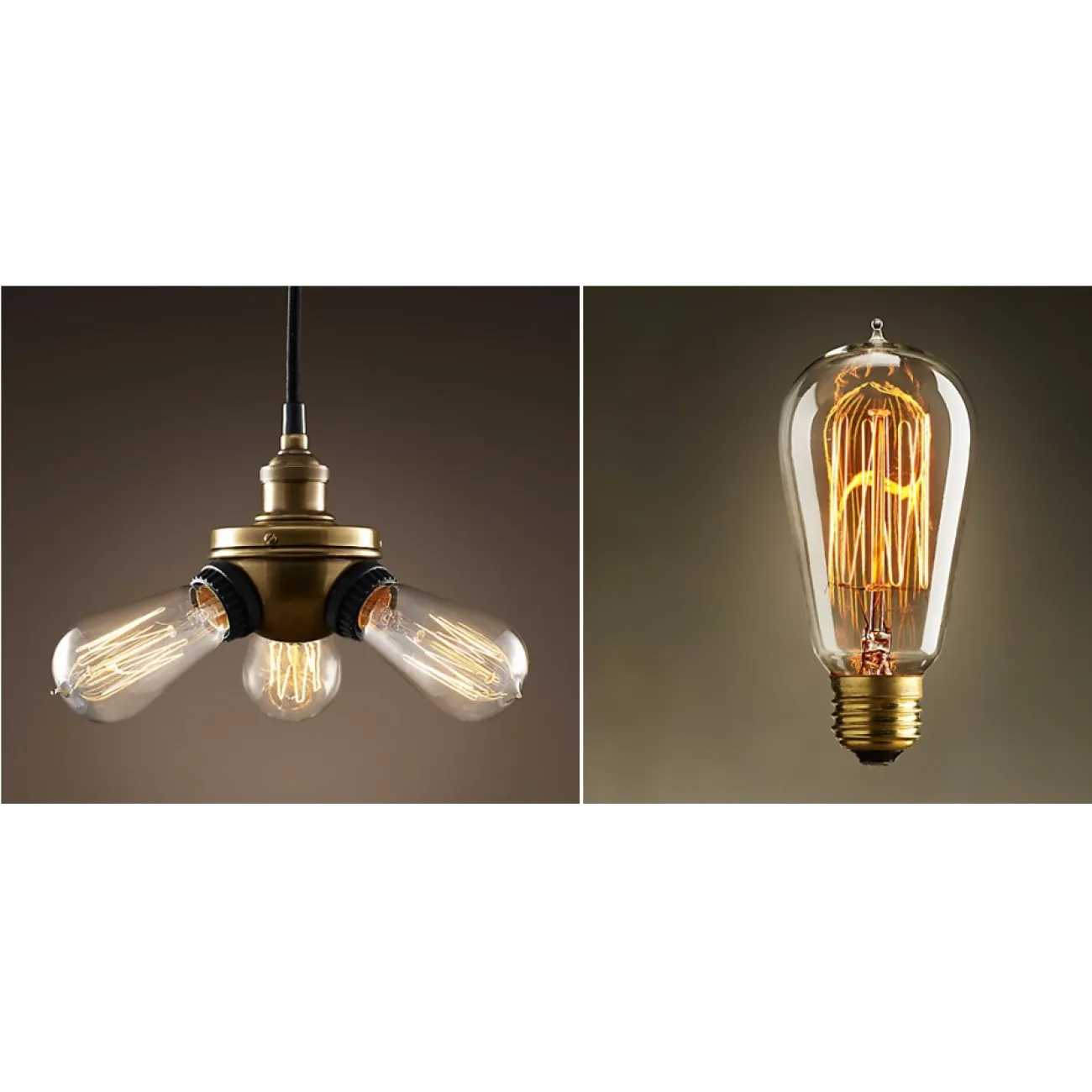 Подвесной светильник Loft Indusatrial Trio от LaLume