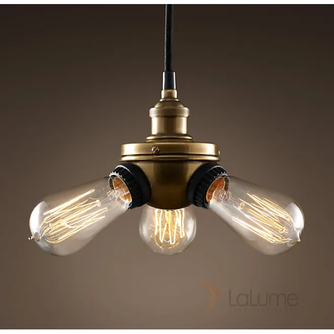 Подвесной светильник Loft Indusatrial Trio от LaLume