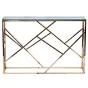 Консоль Serene Furnishing Gold Clear Glass Top Console от LaLume