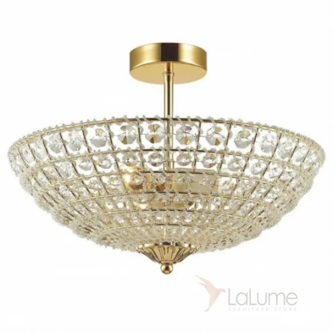 Потолочный светильник Casbah Crystal Top Lamp 3 Gold