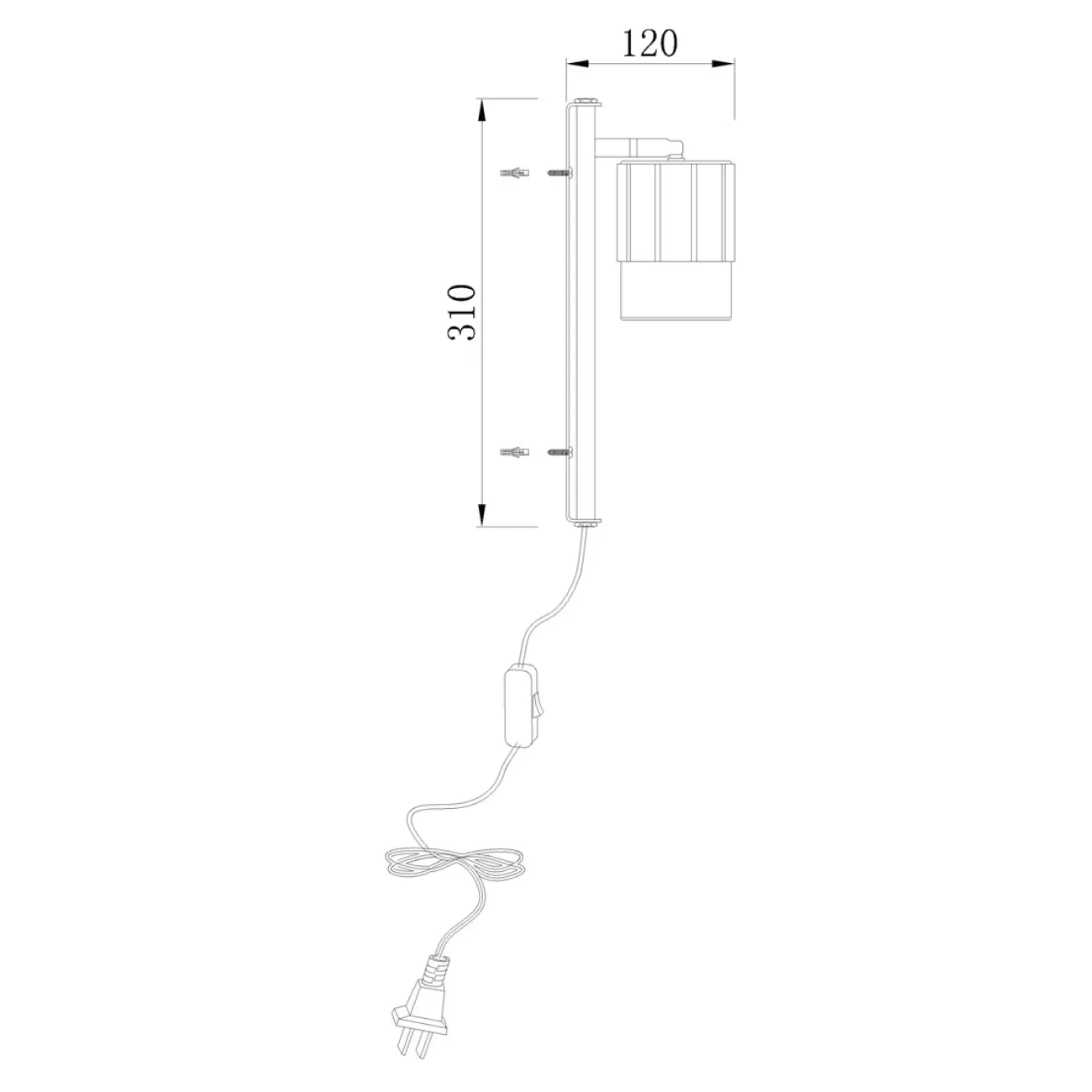 Настенный светильник EVENT WALL от ImperiumLoft