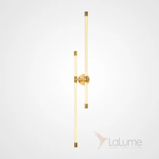 Серия настенных светодиодных светильников с вытянутым цилиндрическим корпусом на круглом креплении BIRTA C WALL H120