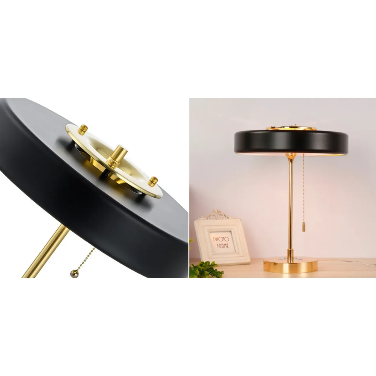 Настольная Bert Frank Revolve Table Lamp Black от ImperiumLoft