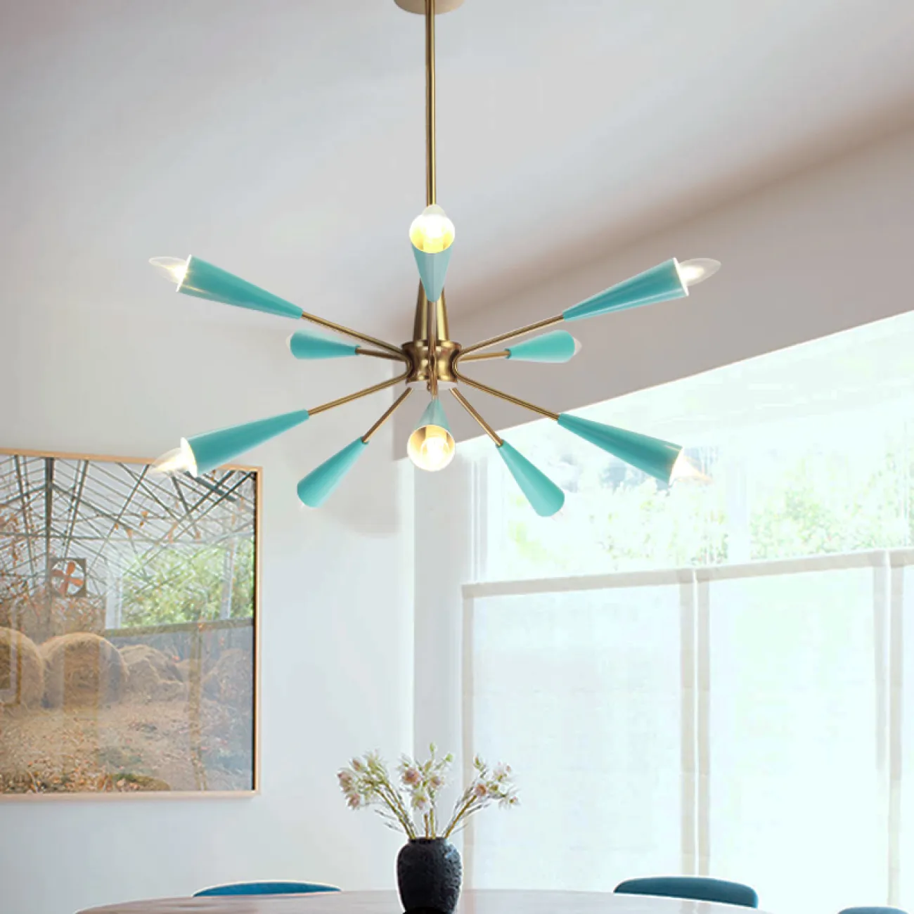 Подвесная люстра TURQUOISE от ImperiumLoft