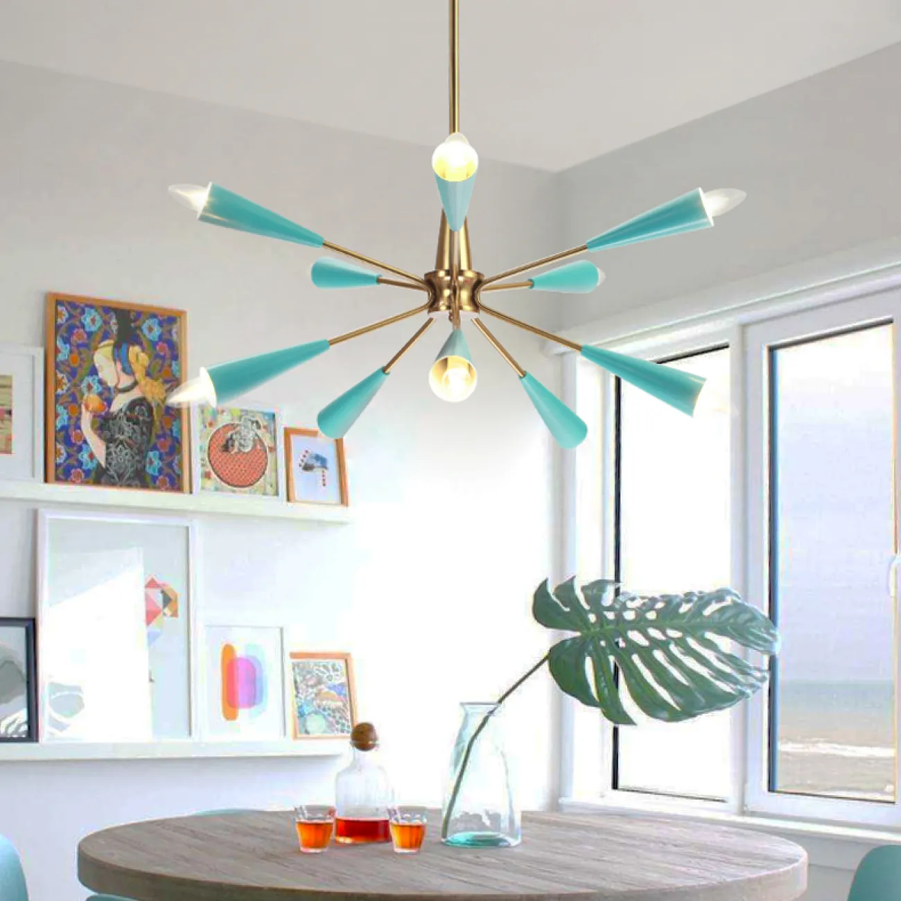 Подвесная люстра TURQUOISE от ImperiumLoft