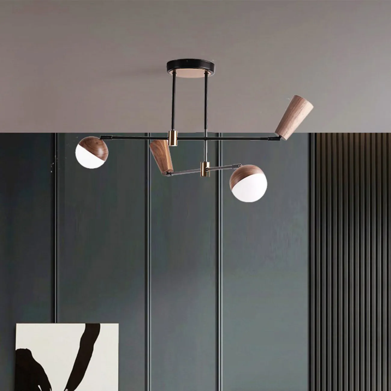 Потолочная люстра TAHVO L4 от ImperiumLoft Потолочная люстра TAHVO L4 от ImperiumLoft