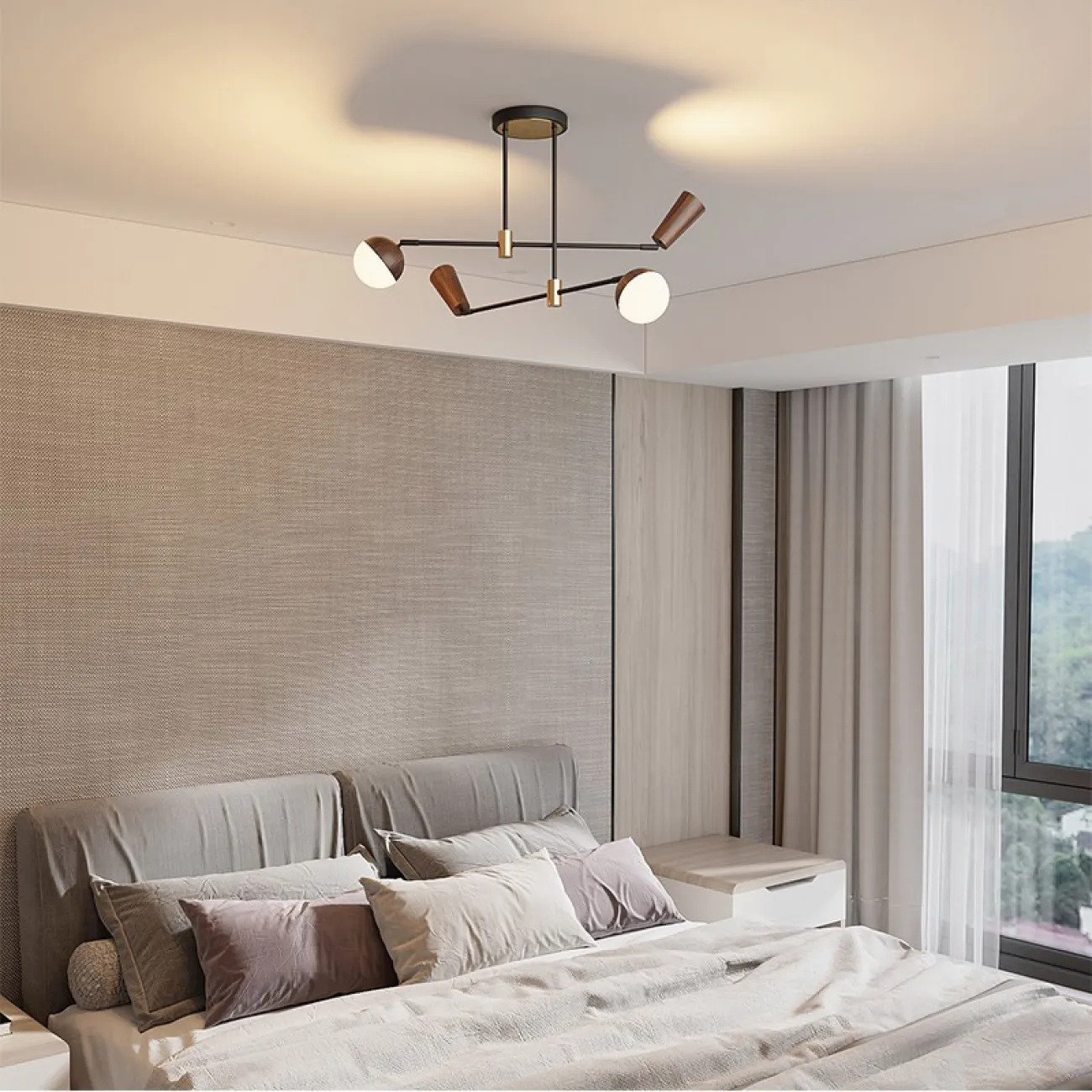 Потолочная люстра TAHVO L4 от ImperiumLoft Потолочная люстра TAHVO L4 от ImperiumLoft