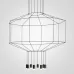 Vibia Wireflow 0299 Octagonal Square Pendan Light