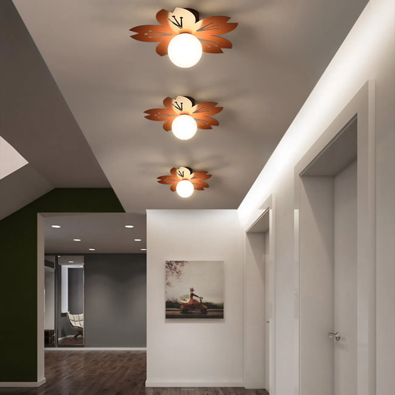 Потолочный светильник REINA Yellow от ImperiumLoft